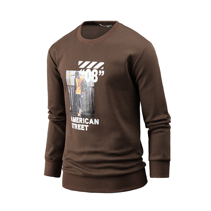 남자 겨울 제로나염 기모 맨투맨 티셔츠 A12Y3_tm0873