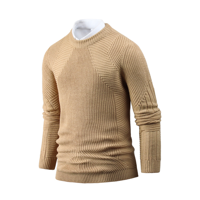 남자 스웨터 패턴매치 긴팔 라운드넥 니트 B01Y3_tn0952