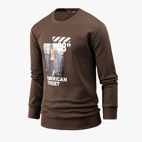 남자 겨울 제로나염 기모 맨투맨 티셔츠 A12Y3_tm0873